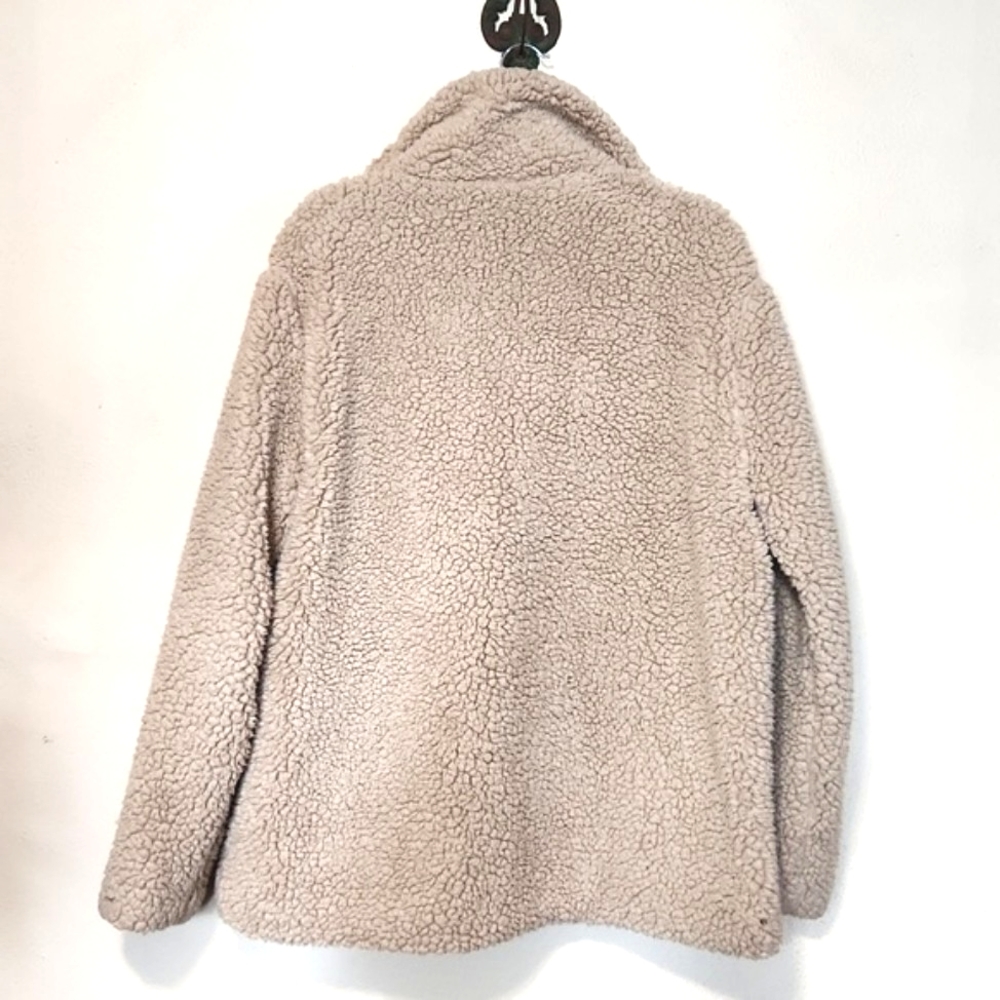 Silver Jeans Co. Faux Sherpa Fur Jacket Women's XXL - Picture 3 of 9